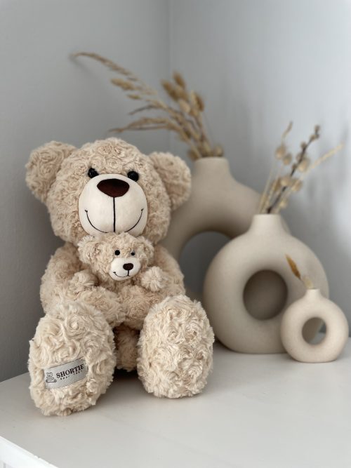 Hug and Buzz Toy Bear - Beige - Image 4