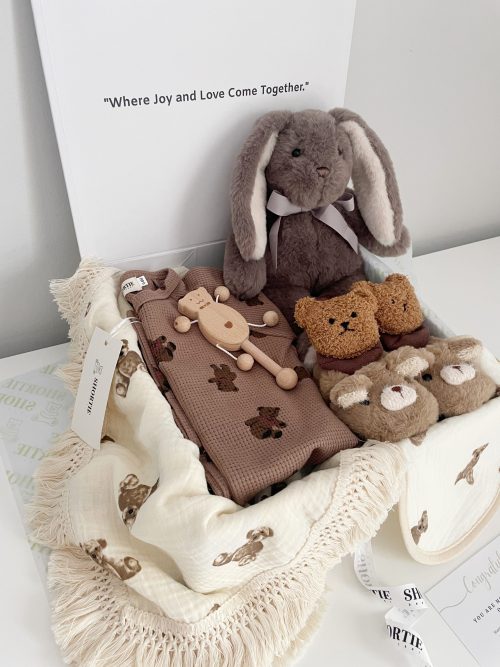 Baby Shower Gift Box - Brown