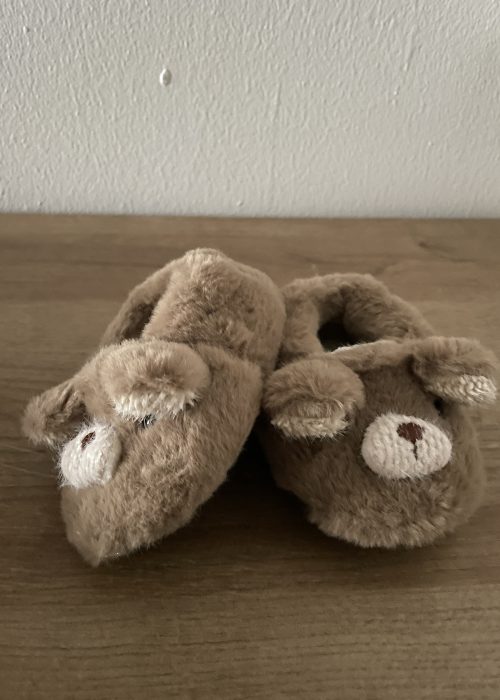 Brown Bear Baby Slippers