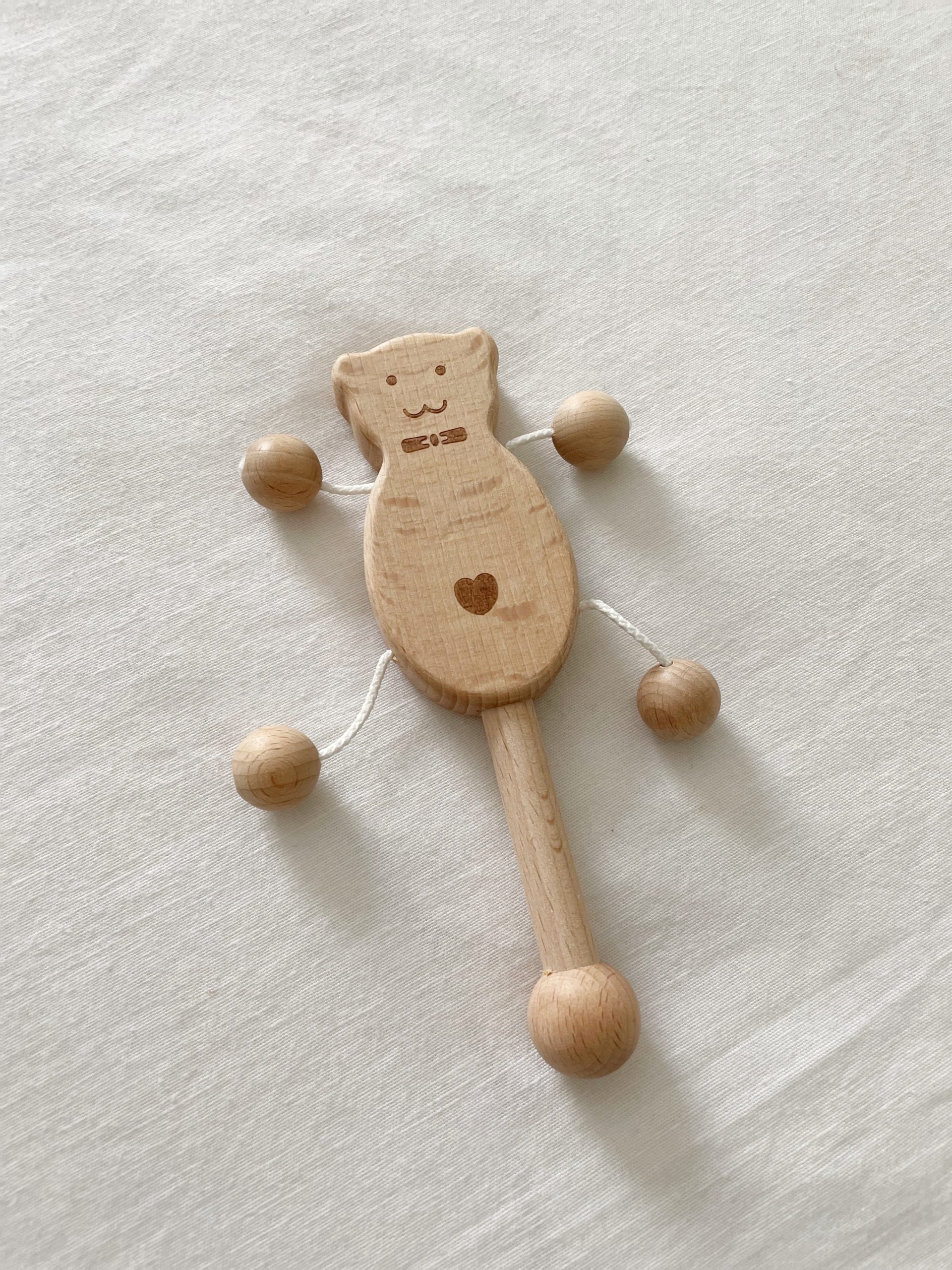 Teddy bear hot sale rattle